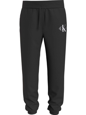 Calvin Klein Lastikli Paça Siyah Erkek Çocuk Eşofman Altı IU0IU00285BEH