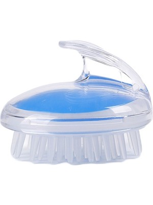 Schulzz Eleganto Hazneli Şeffaf Mavi Pratik Banyo Saç Arındırma Masaj Ultra Peeling Aleti