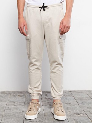 LC Waikiki Casual Slim Fit Gabardin Erkek Jogger Pantolon