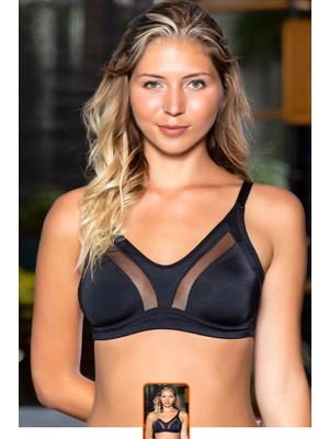 Gallipoli GALLIPOLI-11250-TOPARLAYICI Minimizer Sütyen-Siyah