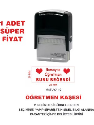 Matuya Kaşeciniz Öğretmen Kaşesi (Matuya 10)