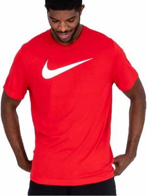 Nike Erkek Tişört Erkek Tişört CW6936-657-KIRMIZI