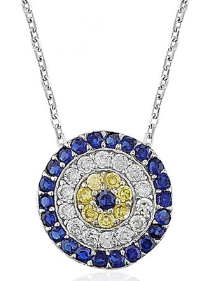 925 Gümüş ​gümüş Nazar Kadın Kolye