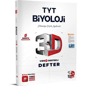 3D Yayınları TYT Biyoloji Video Destekli Defter 2023