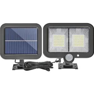 SL-F98 Hareket ve Karanlık Sensörlü Solar Güneş Enerjili Lamba Sokak-Bahçe Lambası Garaj Lambası 5 Metre Kablolu