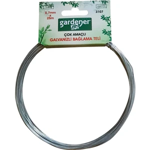 3107 Galvanizli Çok Amaçlı Bağlama Teli - 0,7mm x 25M Paslanmaz
