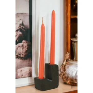 Şamdan Mumluk Siyah Tealight Ve Şamdan Mum Uyumlu Model 12
