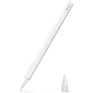 Apple Pencil (2. Nesil) Kılıf Mat Silikon V2 Beyaz