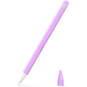 Apple Pencil (2. Nesil) Kılıf Mat Silikon V2 Lila