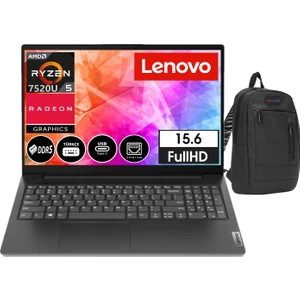 V15 Gen4 Amn Ryzen5 7520U 16GB Ddr5 512GB SSD 15.6" WINDOWS11PRO Fhd Dizüstü Bilgisayar 882YU00QYTX10+ZETTAÇANTA
