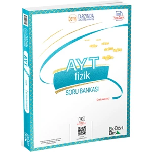 ÜçDörtBeş Yayınları  2024 Yks AYT Fizik Soru Bankası Video Çözümlü - Ümit Akıncı Yayınları