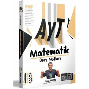 Benim Hocam Yayınları 2024 AYT Matematik Ders Notları