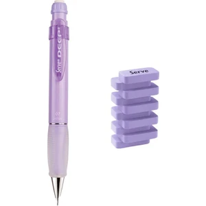 Deep 0.7  mm Mekanik Kurşun Kalem Lavanta - Steps Lavanta Silgi