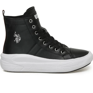 U.S. Polo Assn. Clementıne Pu 3pr Siyah Kadın High Sneaker