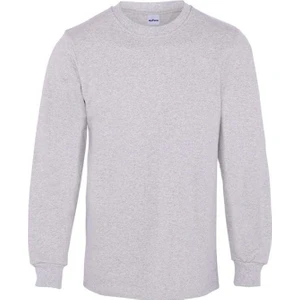 Sweatshırt Bisiklet Yaka Regular Gri 08125 Gri L