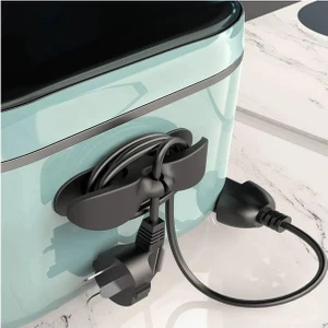 Airfryer Kablo Sarma Aparatı 2 Adet Yapışkanlı Airfry Fırın Rondo Elektrikli Alet Mutfak Kablo Düzenleyici