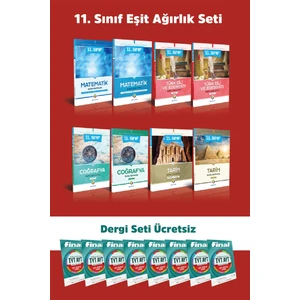 Final Yayınları 11. Sınıf Eşit Ağırlık Sınavlara Hazırlık Seti