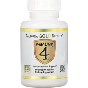 California Gold Nutrition Immune 4, Immune System Support, 60 Vegi Kapsül