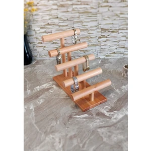 K&G Foot Rest Bilezik Bileklik Saat Takı Organizer Ahşap Askısı 27CM Takı Standı Askılık Takı Aksesuar Düzenleyici