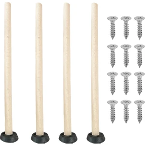 Ahşap Sehpa Ayağı Dresuar Masa Ayağı 45 cm 8081