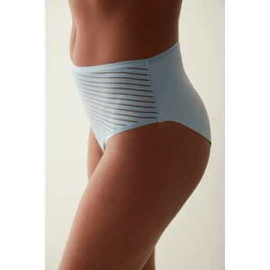 Nude Colors Yüksek Bel Mavi Slip Külot