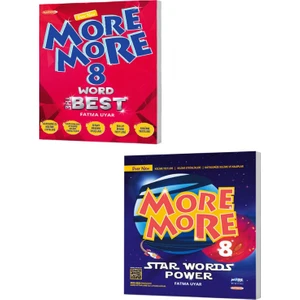 Kurmay Yayınları More andmore 8.Sınıf Word The Best+Star Words Power Seti