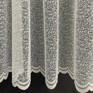 Atina Jakar Desenli 1'e 2,5 Orta Pileli Tül Perde