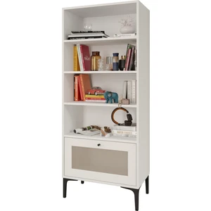 Trio White KİTAPLIK(%100MDF)