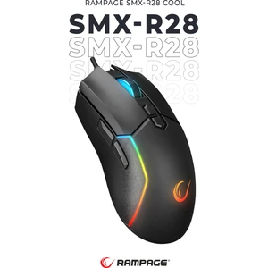 SMX-R28 Cool Rgb Işıklı + Macro 7200DPI / 1000hz Gaming Oyuncu Mouse Profesyonel Mouse