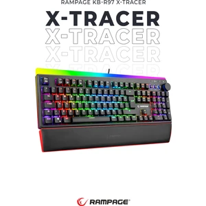 Kb-r97 X-tracer Mekanik Rgb Aydınlatmalı - Red Switch Gaming Oyuncu Klavyesi