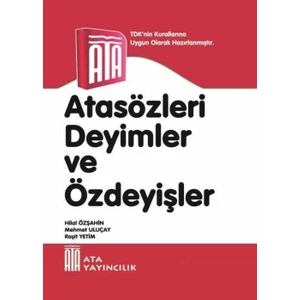 Ata Yayıncılık  Atasözleri, Deyimler Ve Özdeyişler