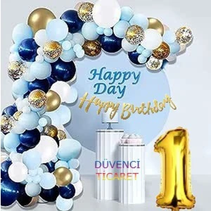 Düvenci Ticaret 1 Yaş Doğum Günü Parti Seti