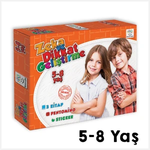 Yükselen Zeka 5-8 Yaş Zeka ve Dikkat Geliştirme Seti