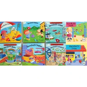 Hareketli Kitaplar / Bahçe - Park - Şehir - Tren - Liman - Lunapark - Kumsal - Inşaat