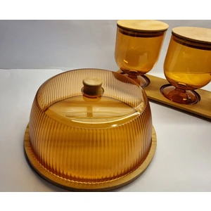 Wlln Swan Striped Kek Fanusu 29 cm Amber