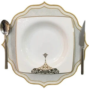 Emir-Ay 6 Adet Keten Amerikan Servis - Keten Supla