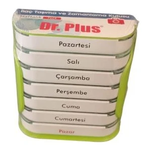 Dr. Plus Ilaç Saklama ve Zamanlama Kutusu 7X24