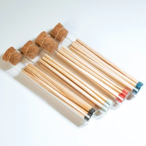 Cam Tüp Içinde Kibritler- 3 Adet ( 3MMX3MMX100MM/10 Çöp )