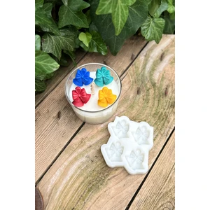 3D Yılbaşı Çanı Mini Dörtlü Mum Kalıbı ( Silikon )