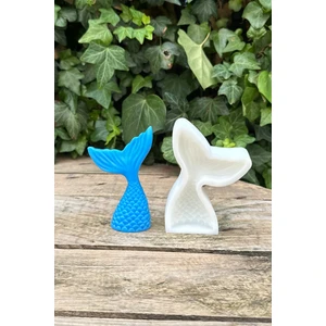 Deniz Kızı Kuyruğu Büyük Tekli Mum Kalıbı ( Silikon )