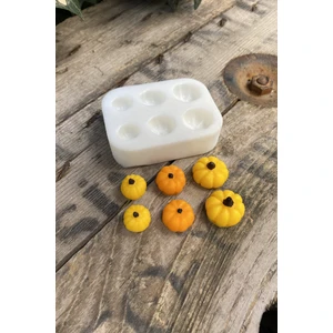 Kabak Şekilli Silikon Mum Kalıbı – Kokusuz, Dayanıklı, 6 Boy Seçeneği, El Yapımı Mum Üretimi İçin, 60 g