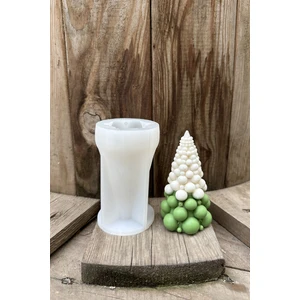 Rufus Concept Çam Ağacı Mum Kalıbı Kokusuz Silikon 72 gr Dayanıklı ve Esnek