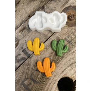 Kaktüs Mini Mum Kalıbı ( Silikon )