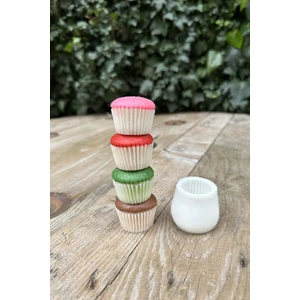 Cupcake Tekli Mum Kalıbı (Silikon)