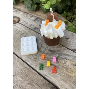 Ayıcık Jelibon Dokuzlu Mum Kalıbı ( Silikon )