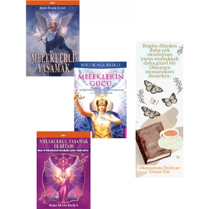 Beki Ikala Seti - Meleklerle Yaşamak + Meleklerin Gücü + Meleklerle Yaşamak El Kitabı (2. El Kitap Seti) + Okuyorum Öyleyse Umut Var Ayraç Hediye