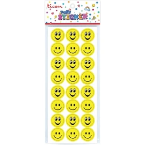 Sticker Gülen Yüz - 3 Adet