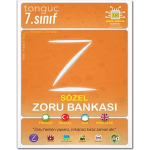 Tonguç Akademi 7. Sınıf Sözel Zoru Bankası - Soru Bankası