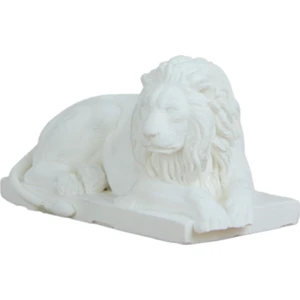 Dekoratif Biblo Yeleli Aslan Heykel El Yapımı Hediyelik Süs Eşyası Model Aslan3