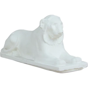 Dekoratif Biblo Aslan Heykel El Yapımı Hediyelik Süs Eşyası Model Aslan1